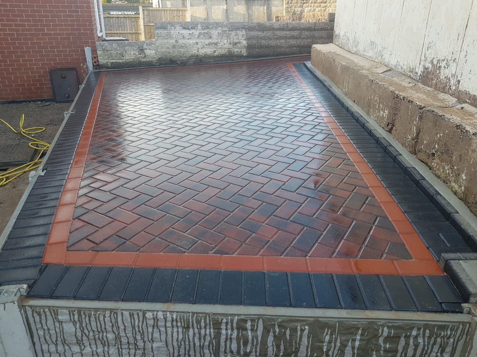 Completed paving project serving Chester