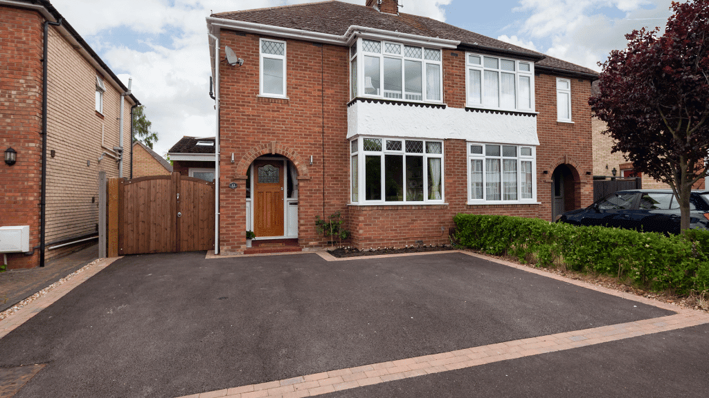 Professionally paved driveway in Cheshire